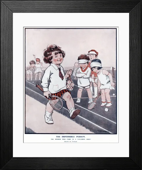 Framed Print : The Impossible Person by Inez Topham 1926 Framed Print : The Impossible Person by Inez Topham 1926