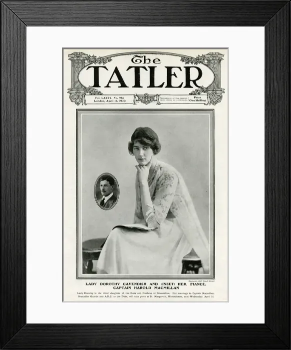 Framed Print : Engagement of Harold Macmillan Framed Print : Engagement of Harold Macmillan