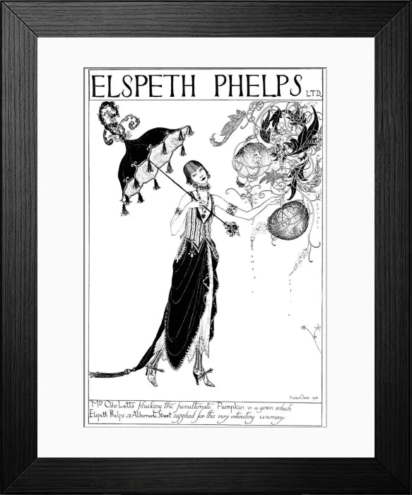 Framed Print : Elspeth Phelps advertisement, 1920 Framed Print : Elspeth Phelps advertisement, 1920