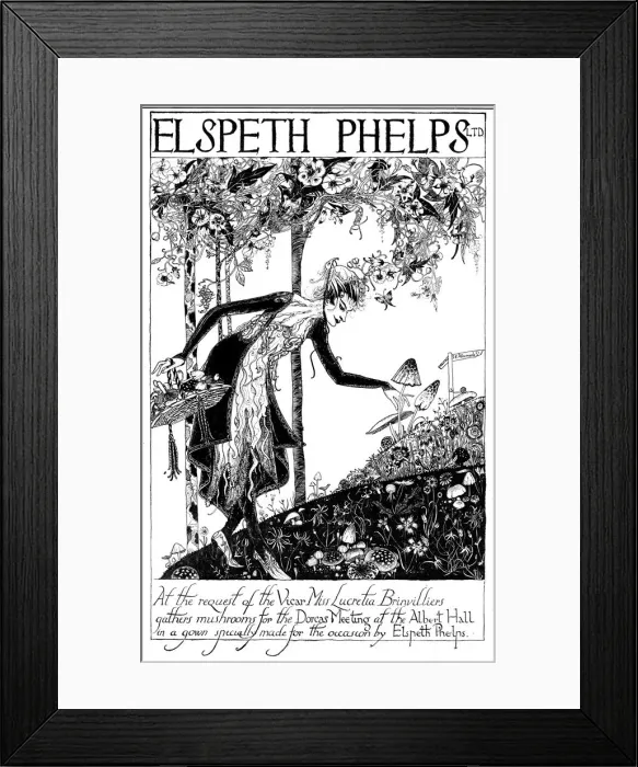 Framed Print : Elspeth Phelps advertisement, 1920 Framed Print : Elspeth Phelps advertisement, 1920