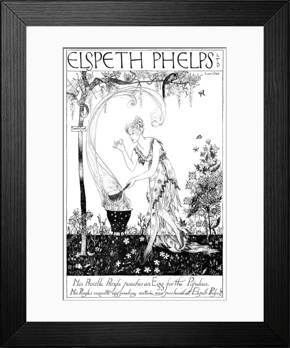 Framed Print : Elspeth Phelps advertisement, 1920 Framed Print : Elspeth Phelps advertisement, 1920