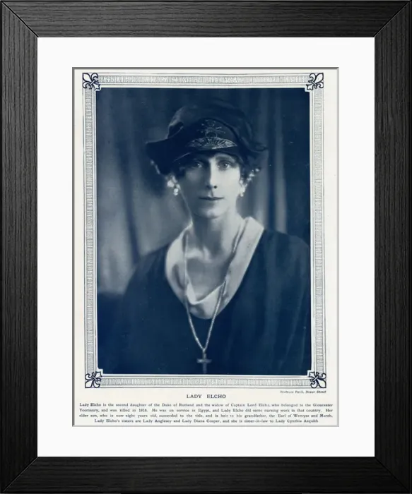 Framed Print : Lady Elcho (Lady Violet Manners)