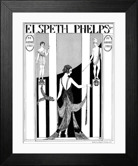 Framed Print : Elspeth Phelps advertisement, 1920 Framed Print : Elspeth Phelps advertisement, 1920