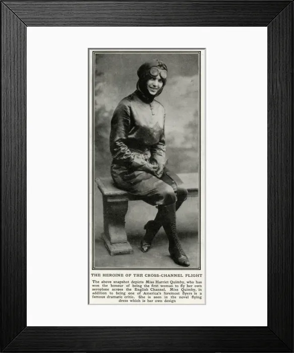Framed Print : Harriet Quimby Framed Print : Harriet Quimby