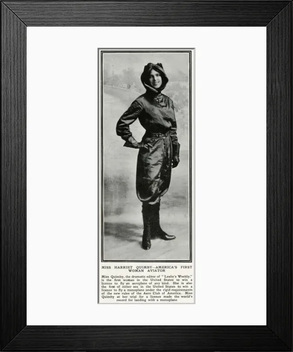 Framed Print : Harriet Quimby Framed Print : Harriet Quimby