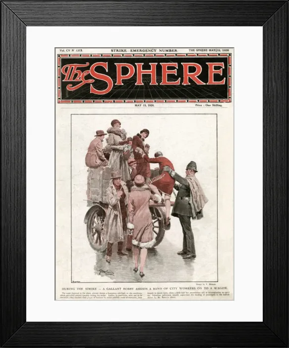 Framed Print : General Strike 1926 Framed Print : General Strike 1926