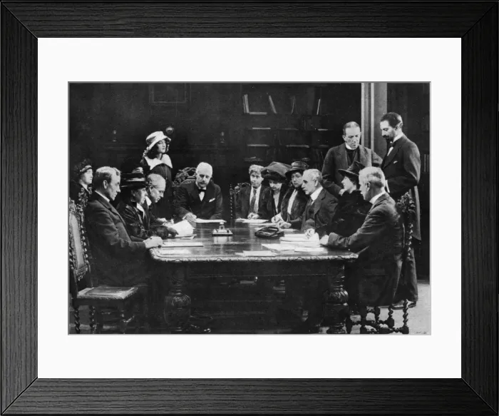 Framed Print : A scene from the Propaganda Film Unmarried Framed Print : A scene from the Propaganda Film Unmarried
