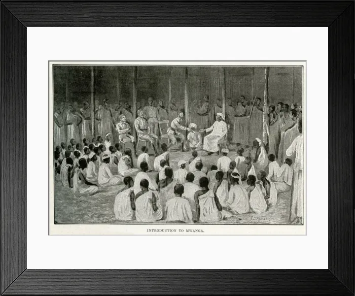 Framed Print : Introduction to Mwanga III of Uganda