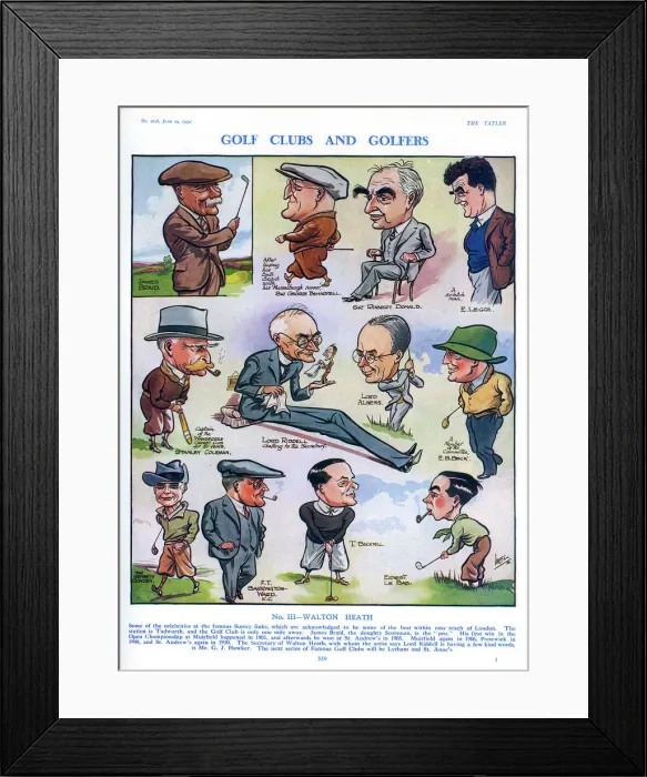 Framed Print : Walton Heath Golf Club, 1932 Framed Print : Walton Heath Golf Club, 1932