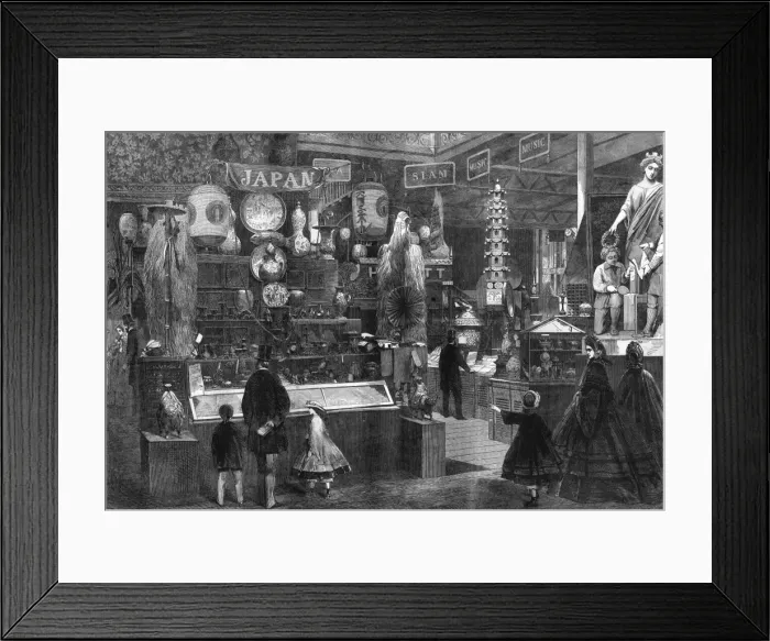 Framed Print : The Japanese Court at the International Exhibition Framed Print : The Japanese Court at the International Exhibition