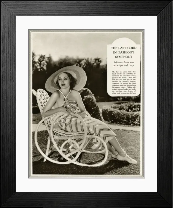 Framed Print : Adrienne Ames
