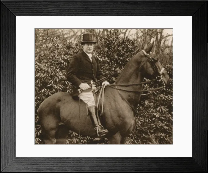 Framed Print : F. W Rickett on horseback Framed Print : F. W Rickett on horseback
