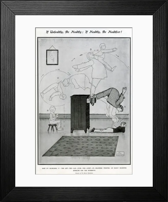Framed Print : If Unhealthy, Be Healthy; If Healthy, Be Healthier