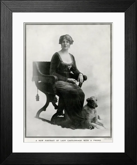 Framed Print : Lady Castlereagh (later Lady Londonderry) by Lallie Charles