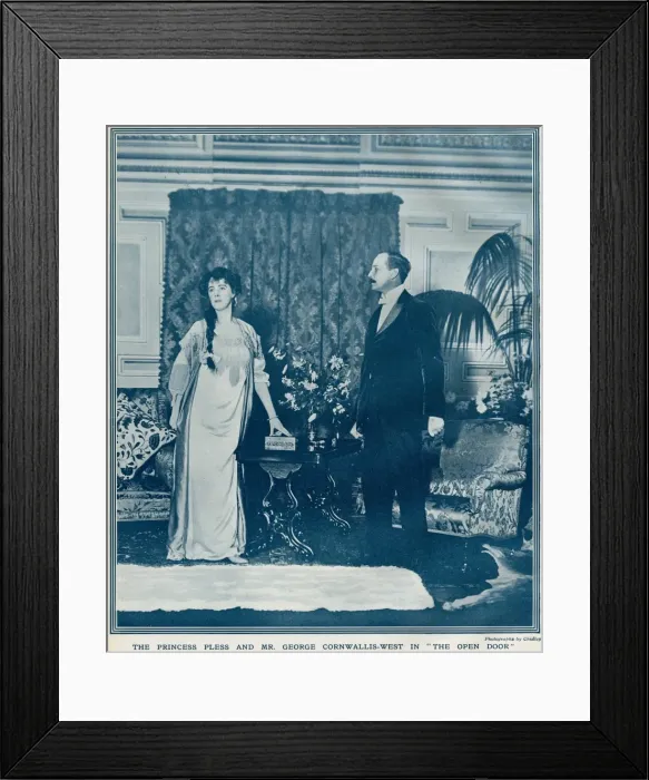 Framed Print : Princess of Pless - amateur dramatics, Eaton Hall Framed Print : Princess of Pless - amateur dramatics, Eaton Hall