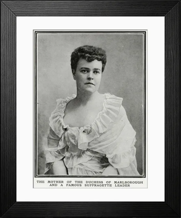 Framed Print : Mrs O. H. P. Belmont (Alva Vanderbilt) Framed Print : Mrs O. H. P. Belmont (Alva Vanderbilt)