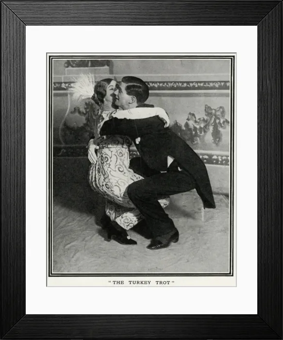 Framed Print : The Turkey Trot dance craze, 1912 Framed Print : The Turkey Trot dance craze, 1912