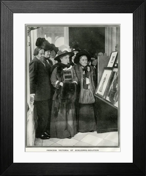 Framed Print : Princess Victoria of Schleswig-Holstein, art exhibition Framed Print : Princess Victoria of Schleswig-Holstein, art exhibition