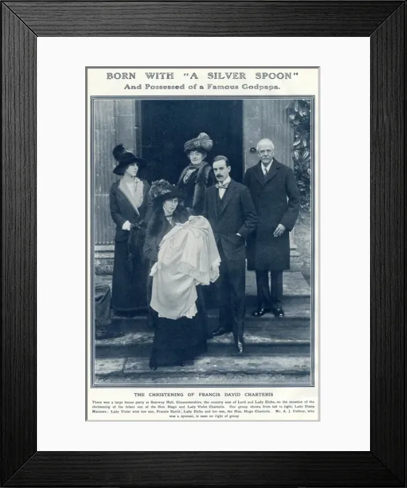 Framed Print : Christening of Francis David Charteris Framed Print : Christening of Francis David Charteris