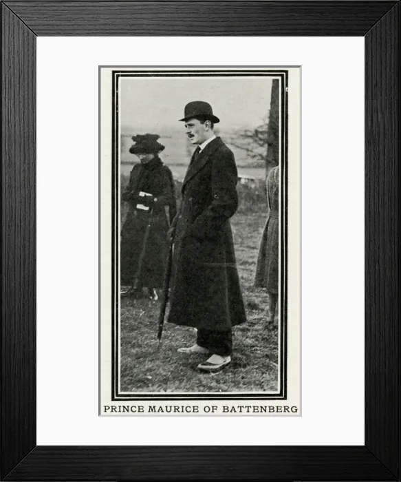 Framed Print : Prince Maurice of Battenberg Framed Print : Prince Maurice of Battenberg