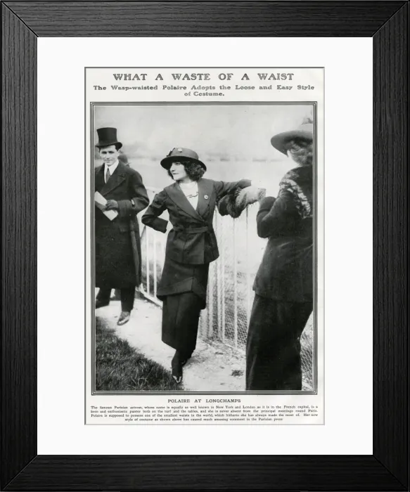 Framed Print : Polaire at Longchamps Framed Print : Polaire at Longchamps
