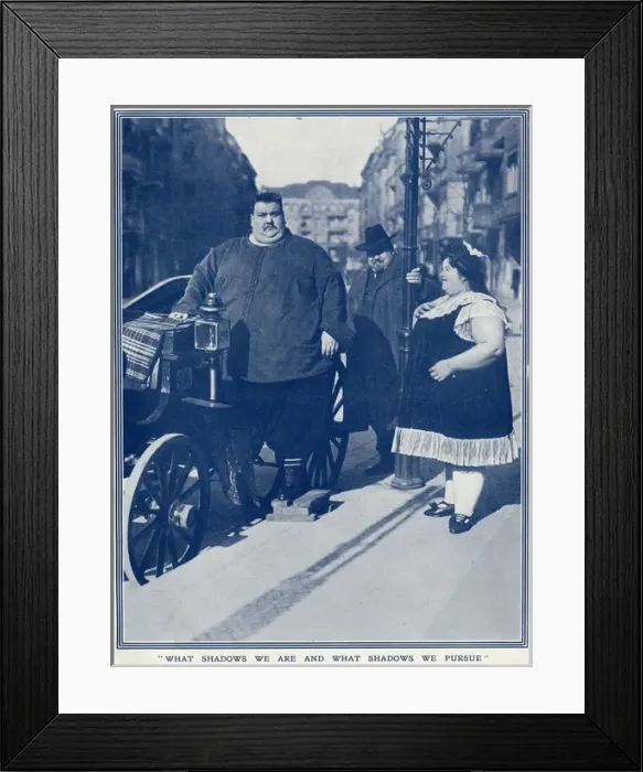 Framed Print : Overweight people causing consternation for Berlin cabbies