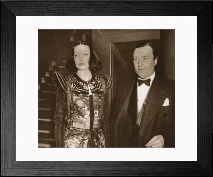Framed Print : Gerald Brockhurst and Dorette Woodward Framed Print : Gerald Brockhurst and Dorette Woodward