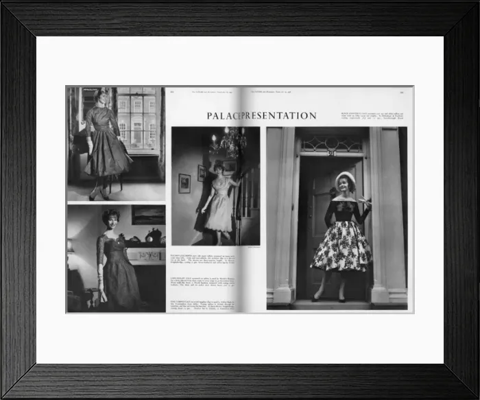 Framed Print : The 1958 Season - Palace presentation outfits Framed Print : The 1958 Season - Palace presentation outfits