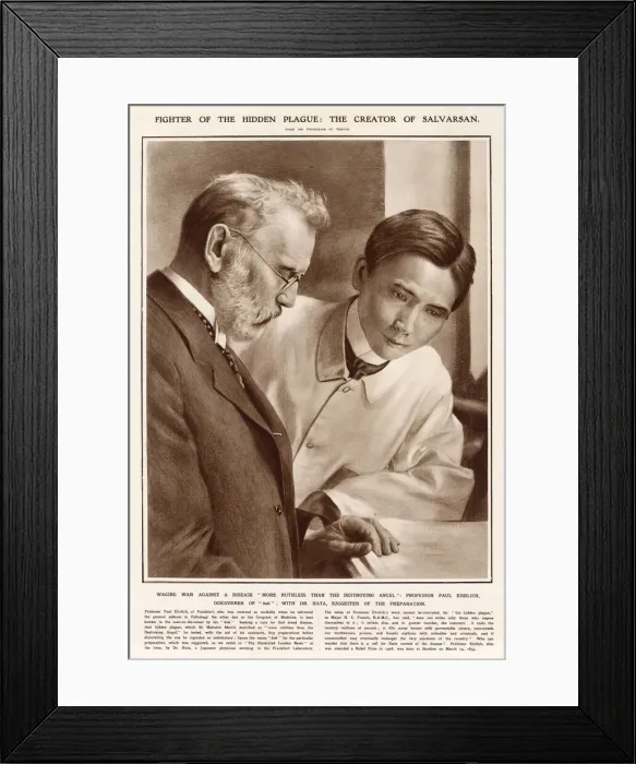 Framed Print : Professor Paul Ehrlich (1854 - 1915), Nobel Prize-winning German Jewish physician Framed Print : Professor Paul Ehrlich (1854 - 1915), Nobel Prize-winning German Jewish physician