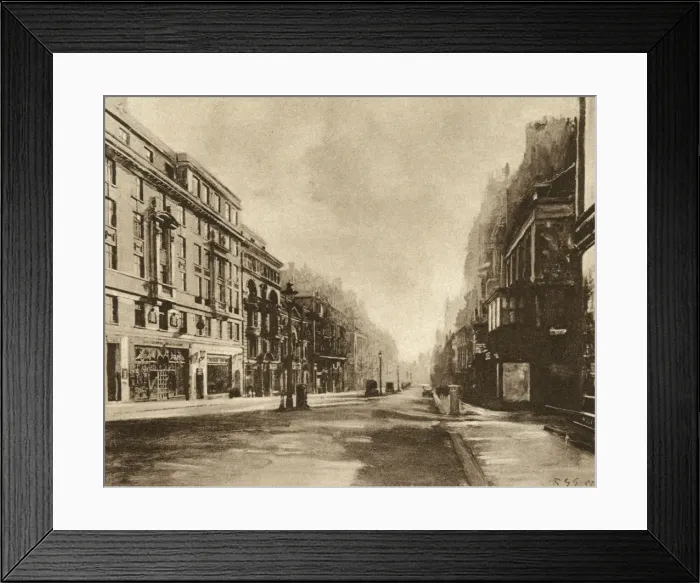 Framed Print : St Jamess Street by Reginald G. Eves Framed Print : St Jamess Street by Reginald G. Eves