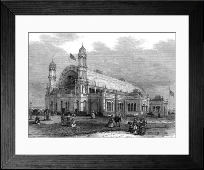 Framed Print : Exterior of the Sydney Exhibition Building, 1872