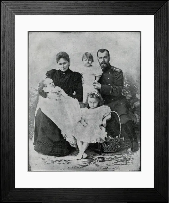 Framed Print : Nicholas II and his family 1900 Framed Print : Nicholas II and his family 1900