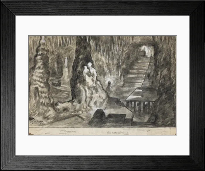 Framed Print : Site of a Wartime Hospital - St. Michaels Cave, Gibraltar
