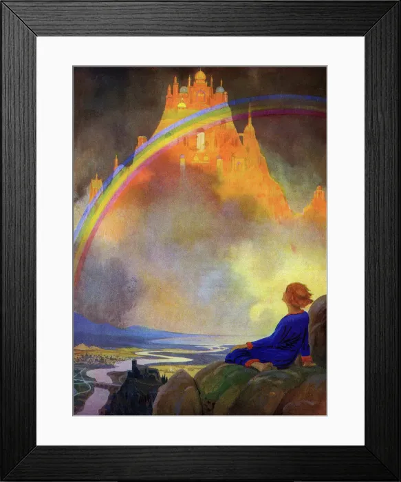 Framed Print : Castles in the Air by Chesley Bonestell Framed Print : Castles in the Air by Chesley Bonestell