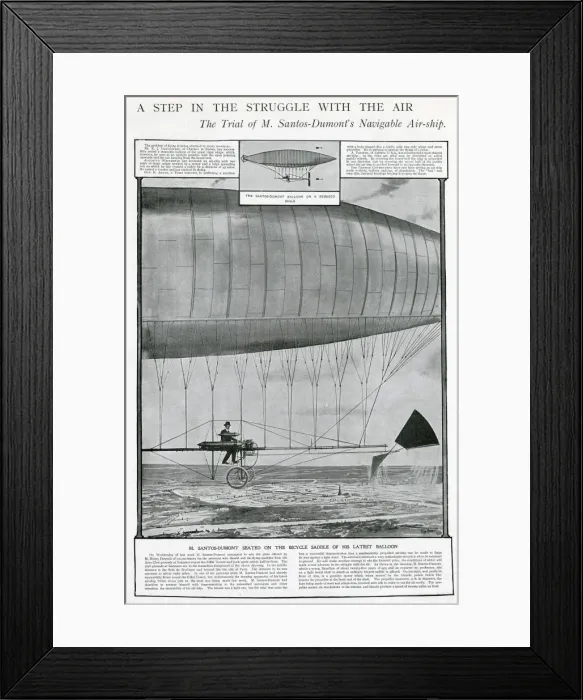 Framed Print : Alberto Santos-Dumont Framed Print : Alberto Santos-Dumont