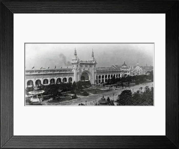 Framed Print : Paris Exhibition - Civil Engineers 1900 Framed Print : Paris Exhibition - Civil Engineers 1900