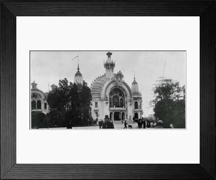 Framed Print : Paris Exhibition - Palace of science, letters and art 1900 Framed Print : Paris Exhibition - Palace of science, letters and art 1900