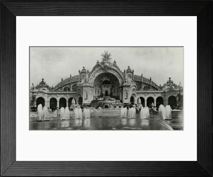 Framed Print : Paris Exhibition - Water Palace and Electricity 1900 Framed Print : Paris Exhibition - Water Palace and Electricity 1900