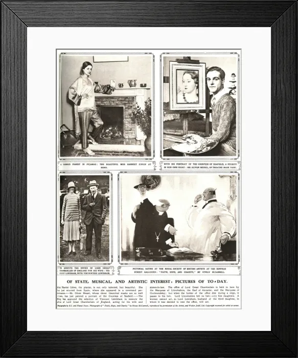Framed Print : Oliver Messel Framed Print : Oliver Messel
