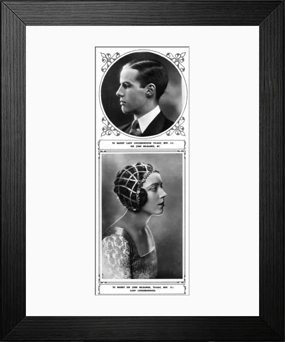Framed Print : Sir John Milbanke and Lady Loughborough Framed Print : Sir John Milbanke and Lady Loughborough
