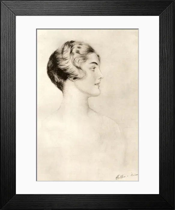 Framed Print : Diana Mitford by Paul Helleu