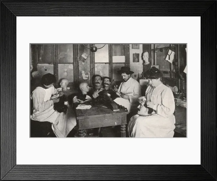 Framed Print : Parisien wax-modellers at work in the Tatler Framed Print : Parisien wax-modellers at work in the Tatler