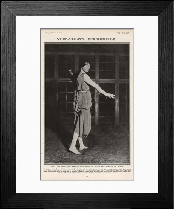Framed Print : Tatler photo of Lady Constance Stewart-Richardson