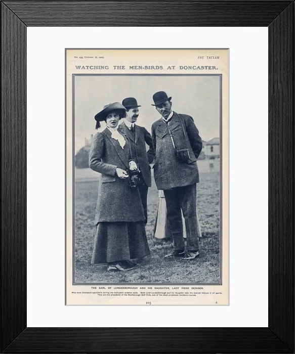 Framed Print : Tatler photo of The Earl of Londesborough Framed Print : Tatler photo of The Earl of Londesborough