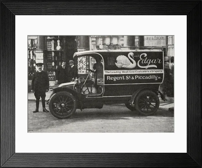 Framed Print : Photo of Swan and Edgars delivery van Framed Print : Photo of Swan and Edgars delivery van