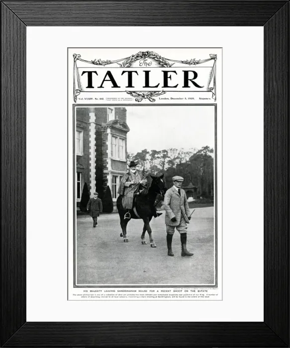 Framed Print : King Edward VII, Sandringham 1909 Framed Print : King Edward VII, Sandringham 1909