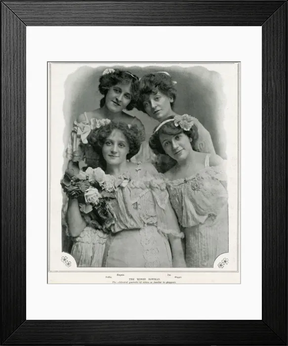 Framed Print : Bowman Sisters