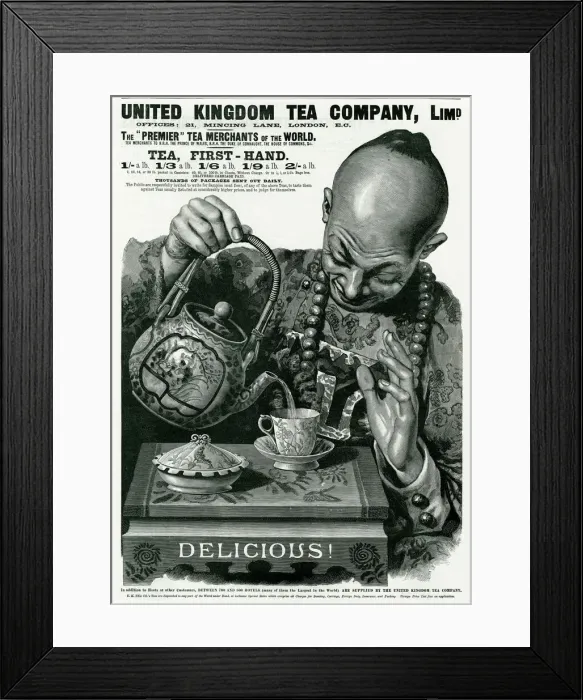 Framed Print : Advert for United Kingdom Tea Company 1894 Framed Print : Advert for United Kingdom Tea Company 1894