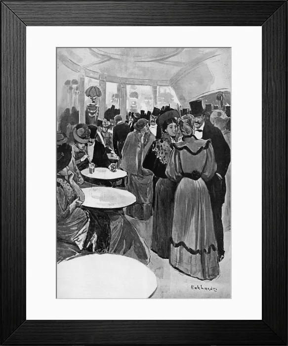 Framed Print : Promenade in the Empire Theatre, Leicester Square Framed Print : Promenade in the Empire Theatre, Leicester Square