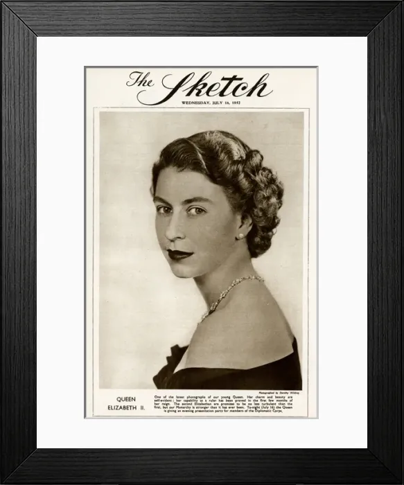 Framed Print : Queen Elizabeth II Framed Print : Queen Elizabeth II
